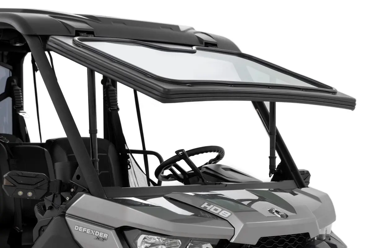 98418213  -  Electric Tilt Windshield - Glass - Can-Am Defender Hd 8/Hd 9/Hd 10 1