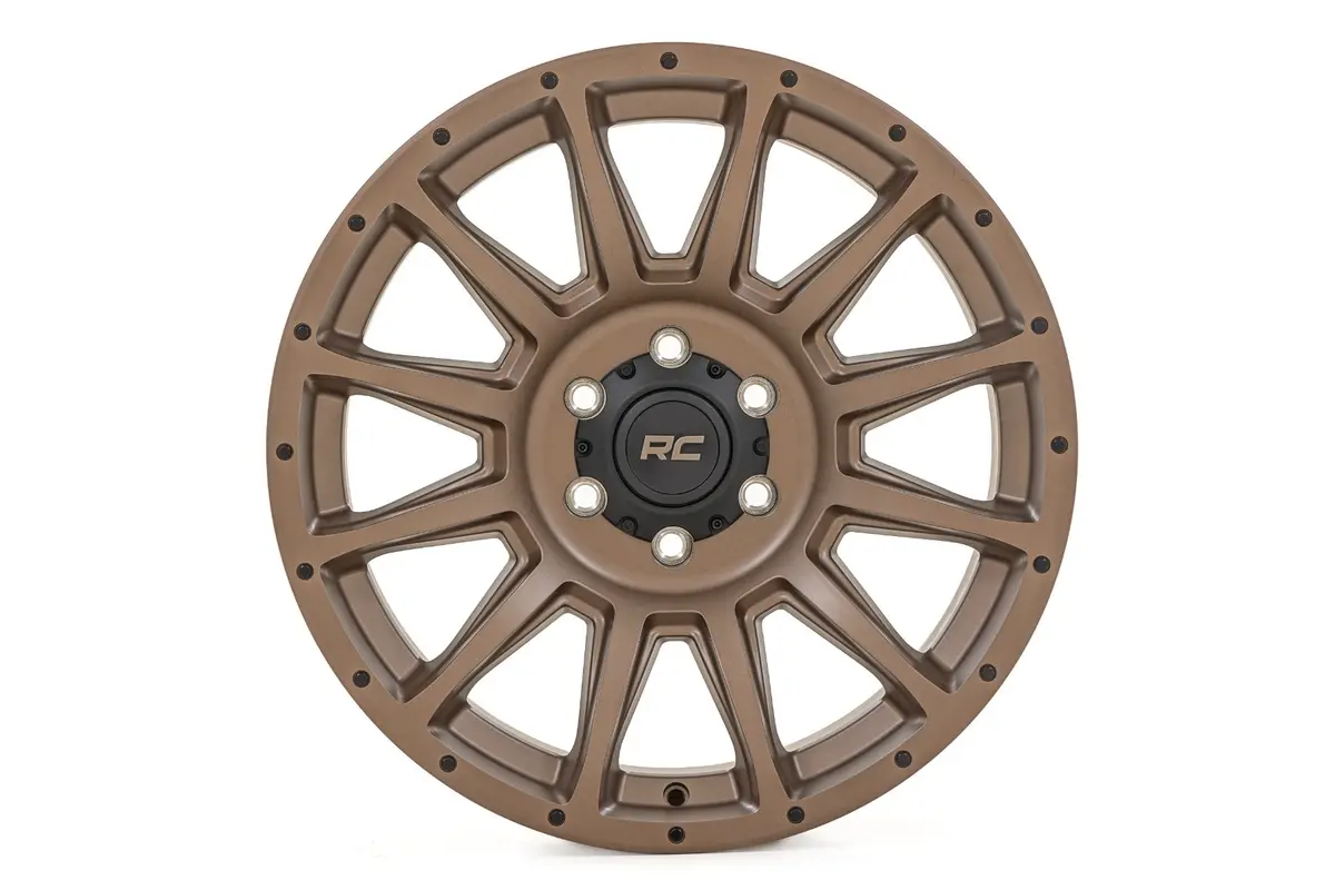 90201212 - Rough Country 90 Series Wheel/One-Piece/Bronze/20X9/6X5.5/-12Mm 2