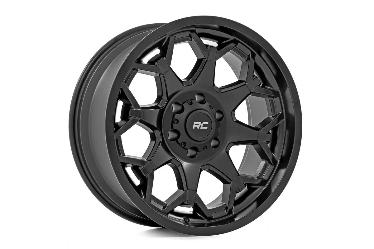 80200912A  -  Rough Country 80 Series Wheel/One-Piece/Semi Gloss Black/20X9/6X5.5/0Mm 1