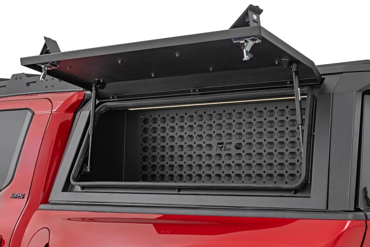 734074  -  Bed Cap Molle Panel Side Storage Bin - Drivers Side - Toyota Tacoma (24-25) 1