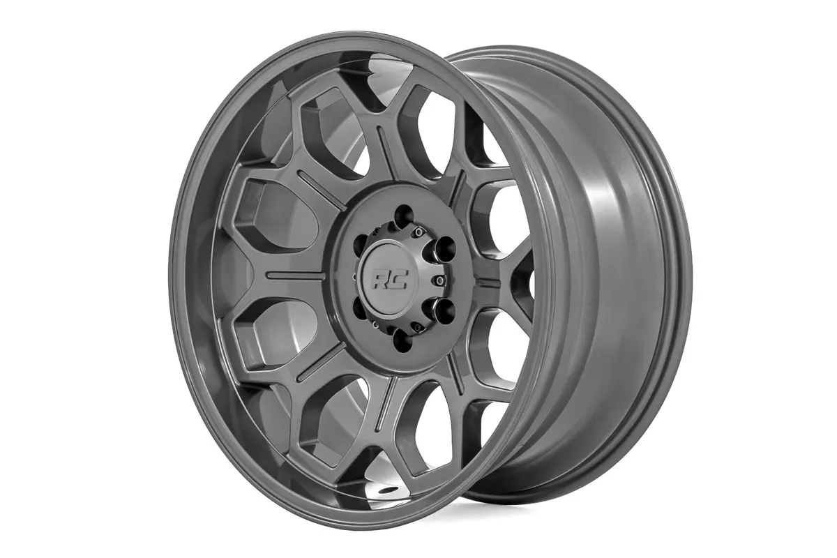 77201212G  -  Rough Country 77 Series Wheel/One-Piece/Gunmetal Gray/20X9/6X5.5/-12Mm 1