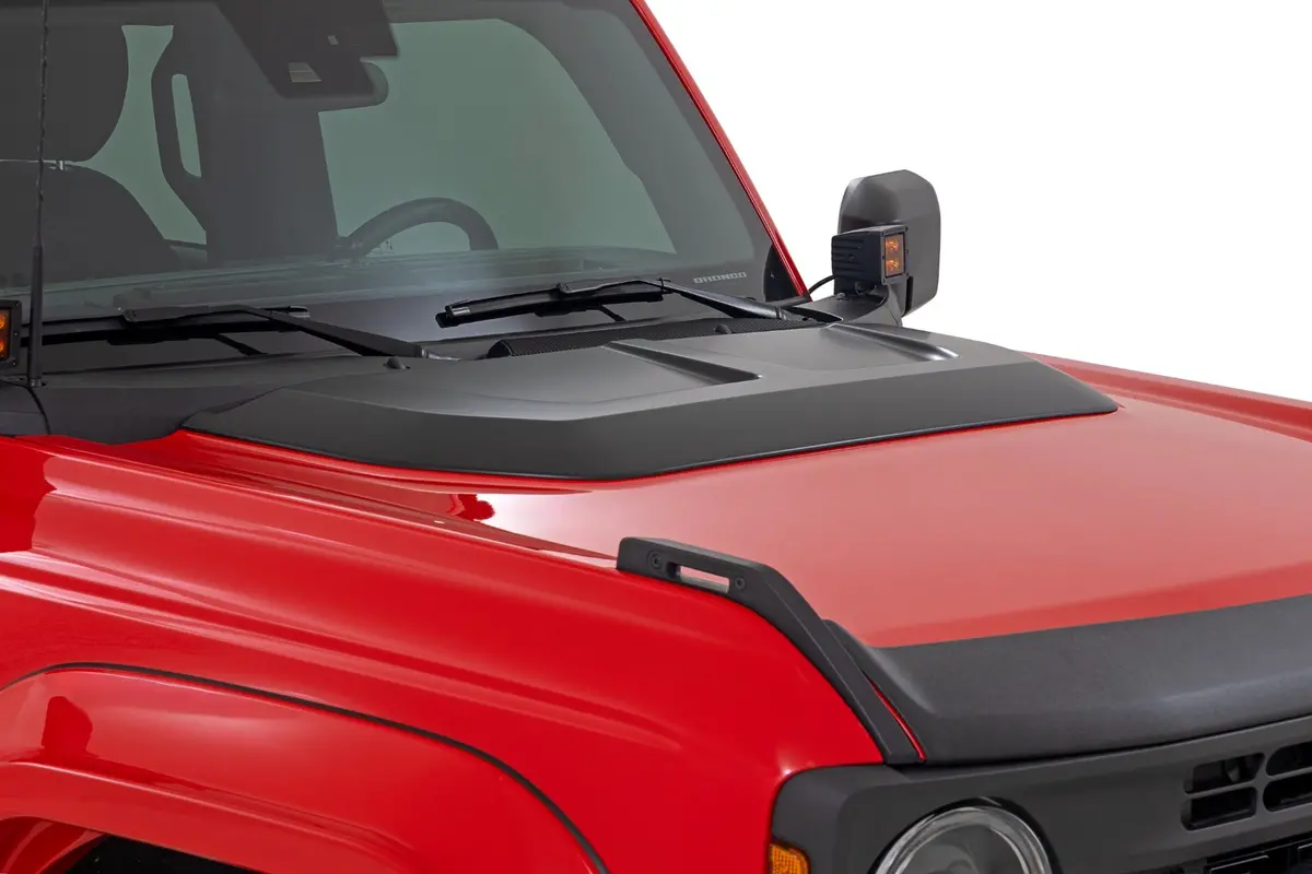 Hs30020-G1  -  Hood Scoop - Gloss Black - Ford Bronco 4Wd (2021-2025) 1