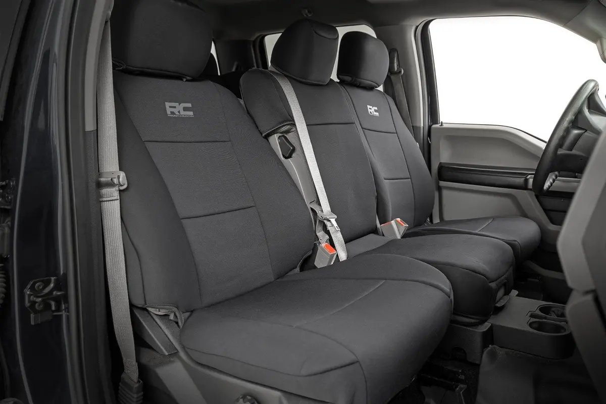 91067  -  Seat Covers - Fr Bench And Rr Bench - Ford F-150/Lightning/F-250/F-350  (15-25) 1