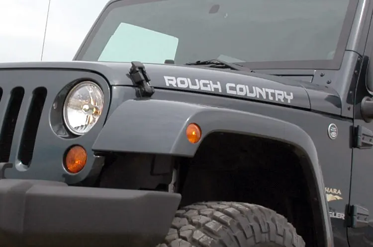 84170G  -  Rough Country Decal - 27 Inch Fender - Gray 1