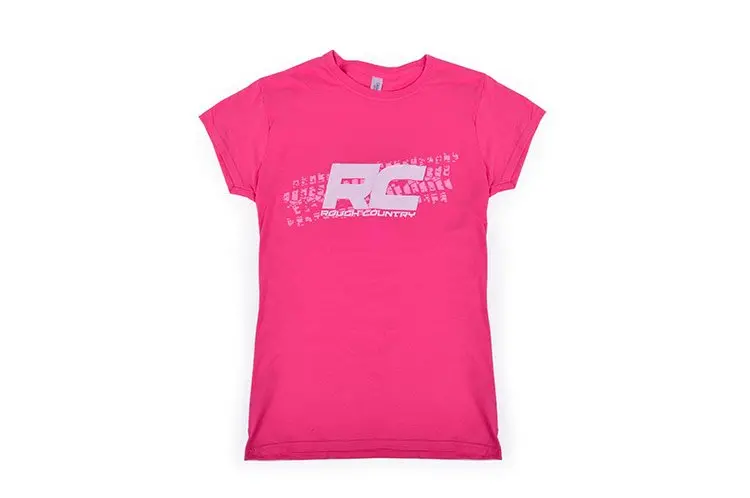 84068 - Rough Country T-Shirt - Women Fts Fit - Pink - Size M 1