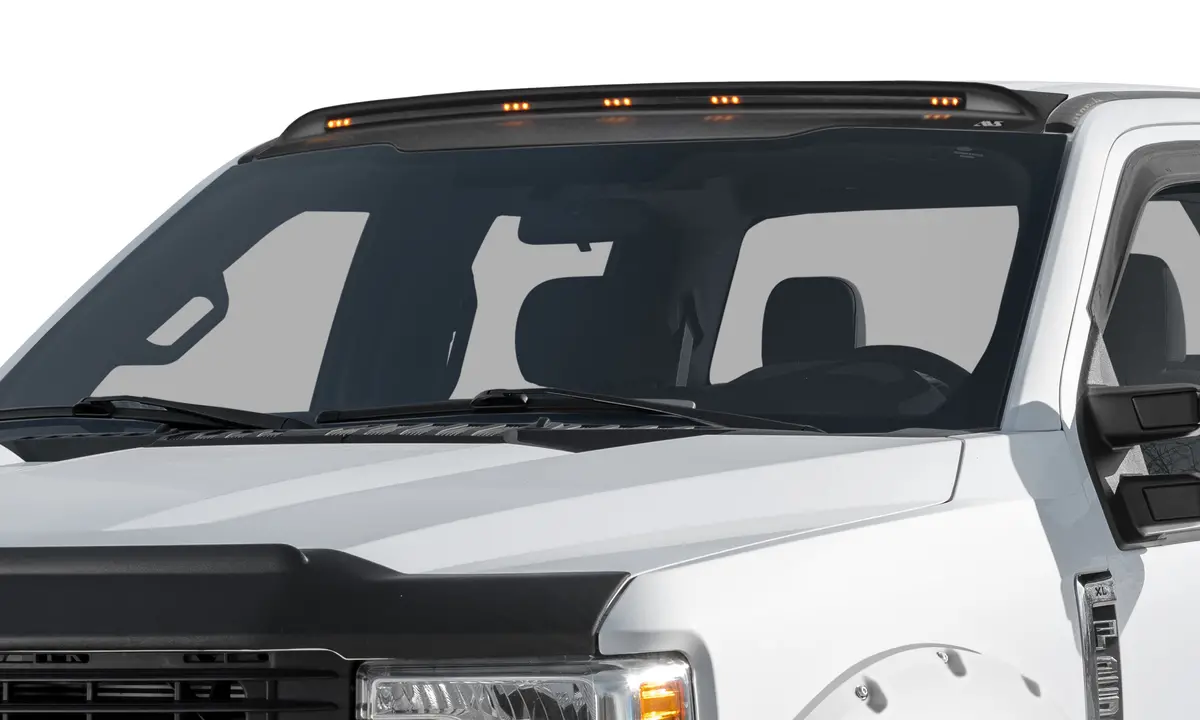698135  -  Aerocab Marker Light With Five Amber Led Lights; Black 2