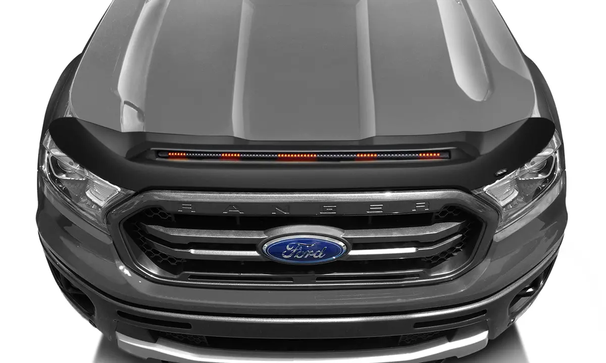 953166  -  Aeroskin Lightshield Pro Hood Protector; Black 1