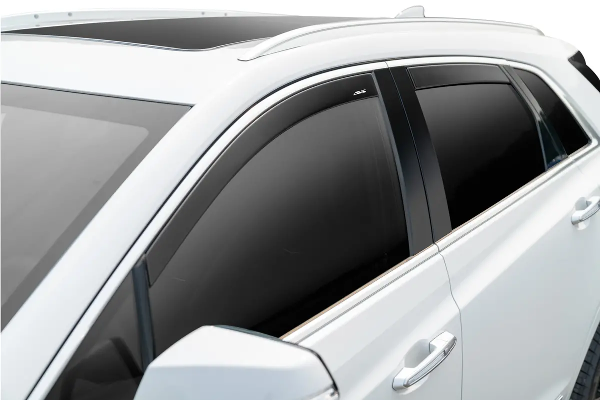 994022  -  Ventvisor Deflector; Smoke; Low Profile; In-Channel Mount; 4 Pc. 1