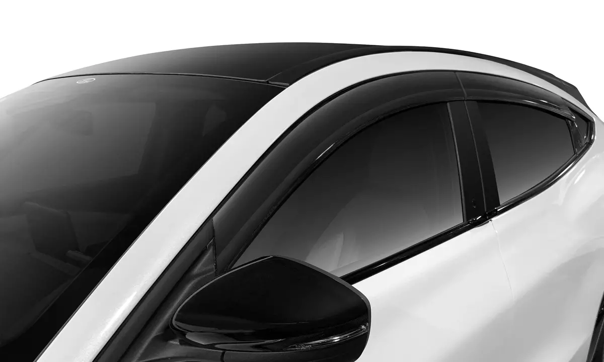894064  -  Ventvisor Deflector; Smoke; Low Profile; Outside Mount; 4 Pc. 1