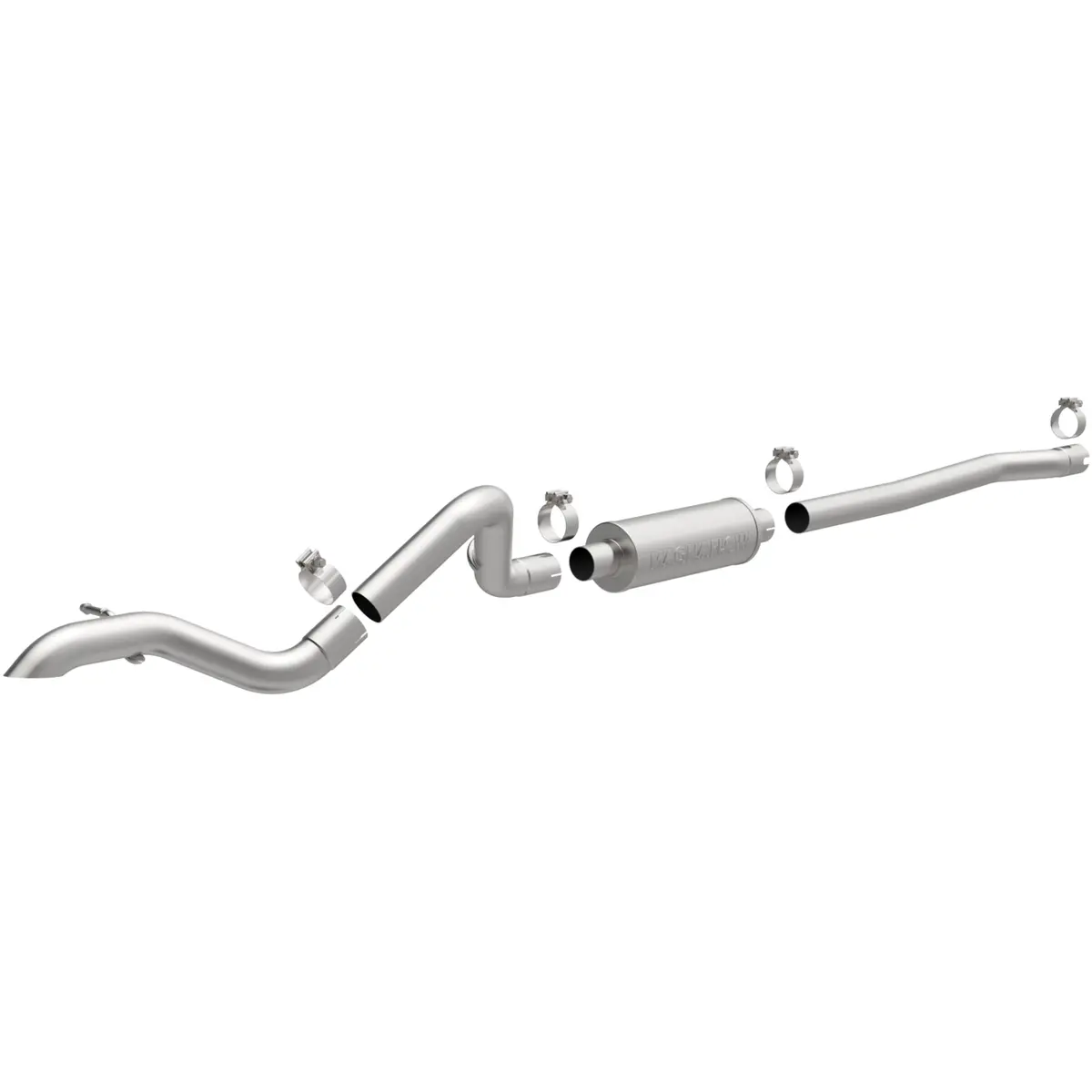 15237  -  Rock Crawler Series Stainless Cat-Back System 1