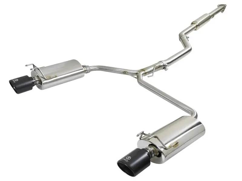 Afe Takeda Exhaust 304Ss Dual Cat-Back W/ Black Tips 13-17 Honda Accord Lx/Ex/Ex-L Sedan L4 2.4L 1