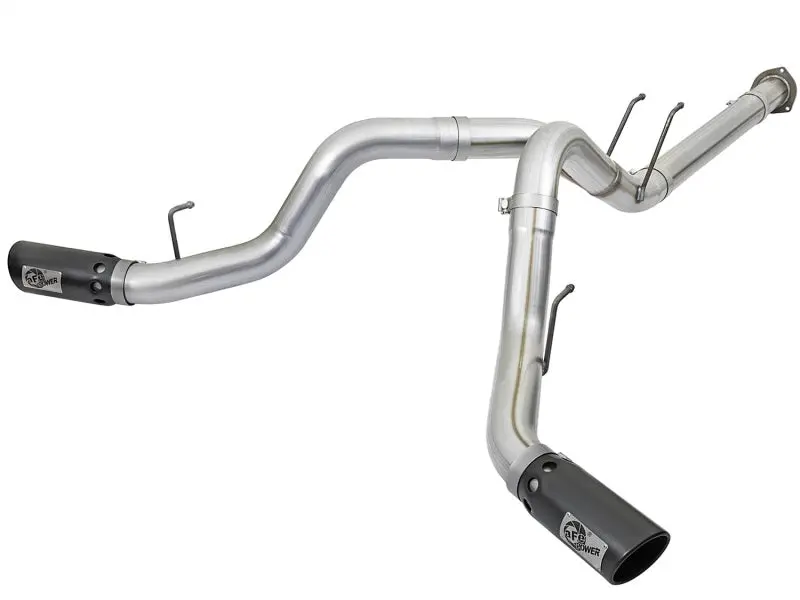 Afe Atlas 4In Dpf-Back Alum Steel Exhaust System W/Black Tip 2017 Ford Diesel Trucks V8-6.7L (Td) 1