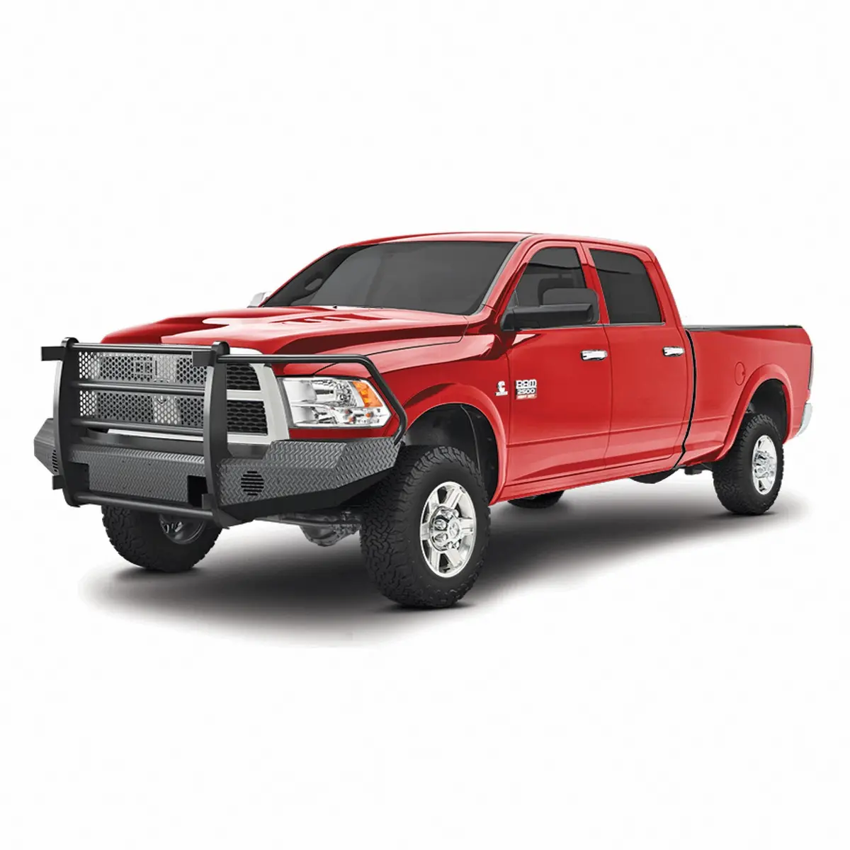Fx3008  -  1 Pc Direct Fit Use Orig Mount Hardware W/Grille Grd And Grille Mesh Black Steel 1