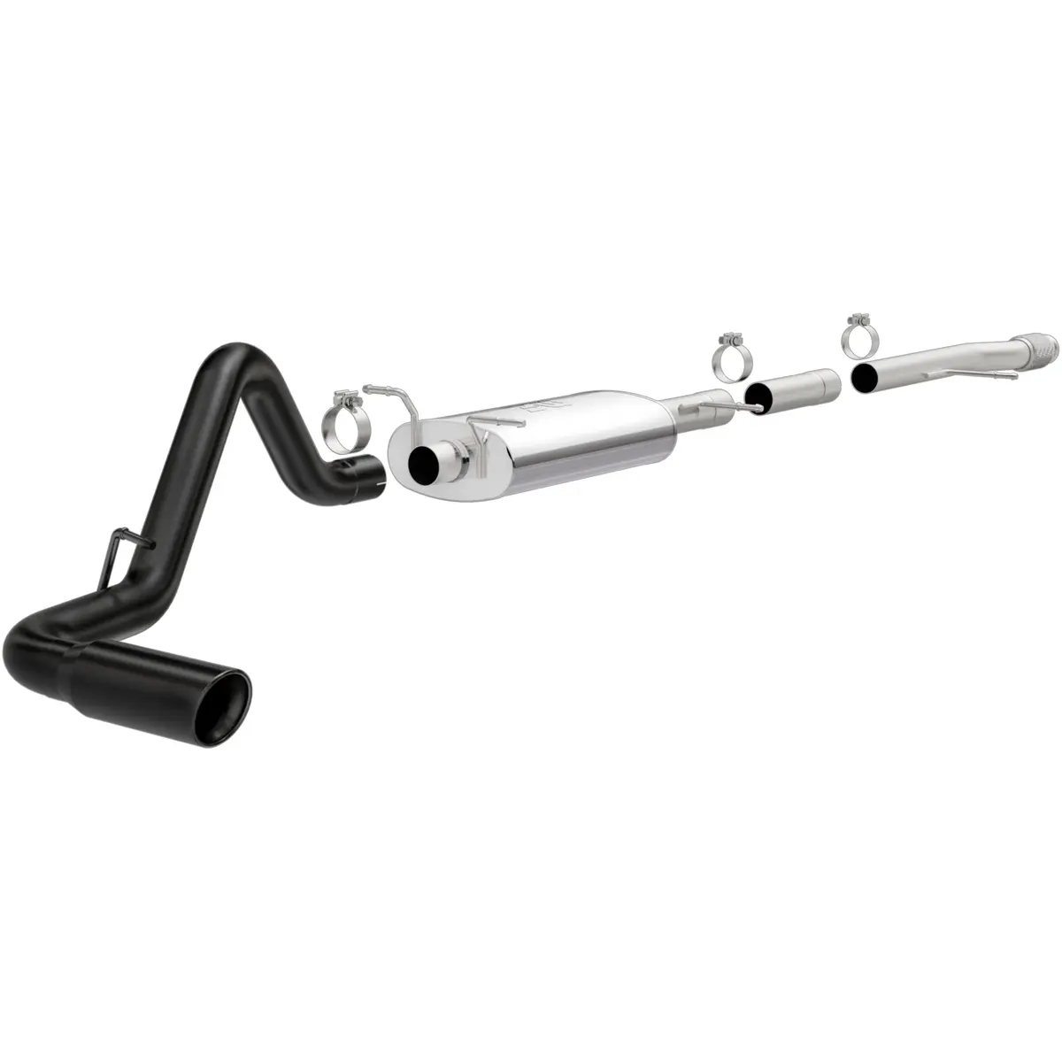 15359  -  Street Series Black Cat-Back System 1