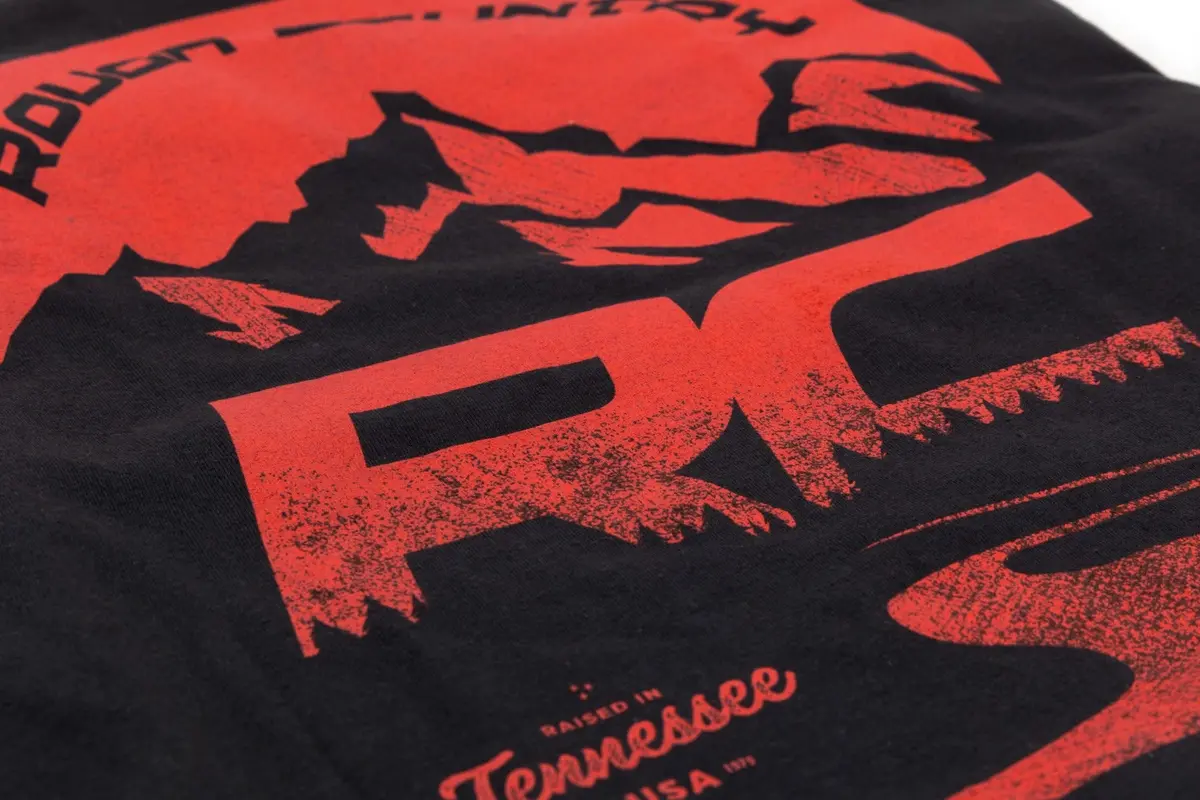 84092Sm - Rough Country T-Shirt - Rc Mountains - Black - Sm 2