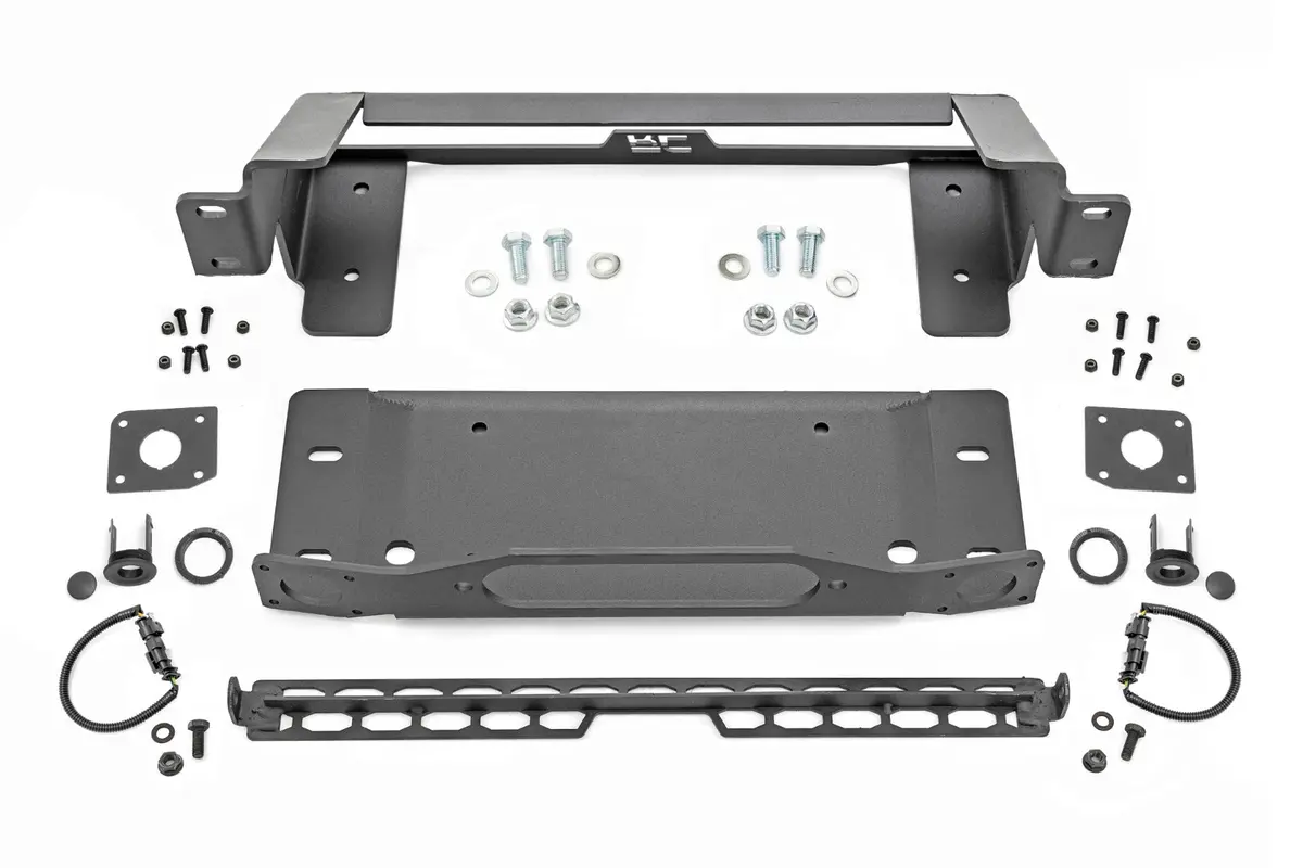 51066  -  High Winch Mount - All Models - Ford Bronco 4Wd (2021-2025) 1