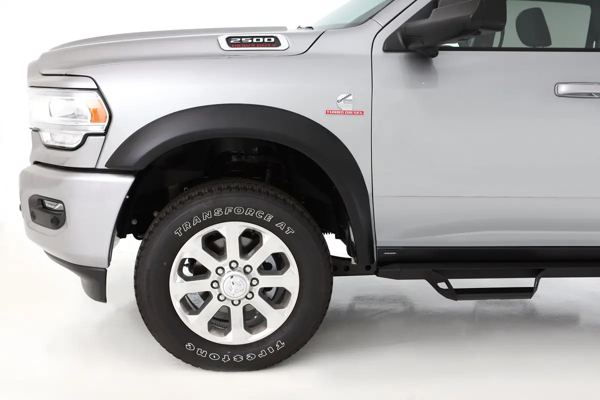 50067-02  -  Extend-A-Fender Flares Black Smooth Finish 2-Piece Front 1
