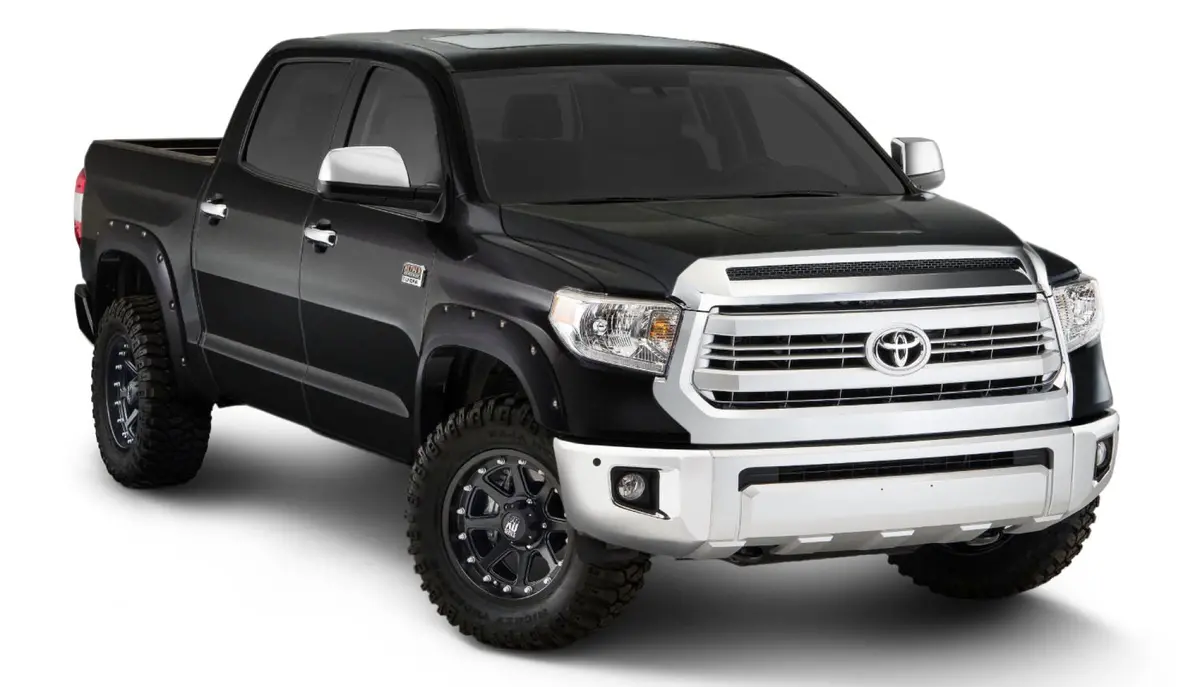 30918-43  -  Fender Flares Pocket Style-Color Midnight Black Metallic Smooth Finish 4 Pc 2