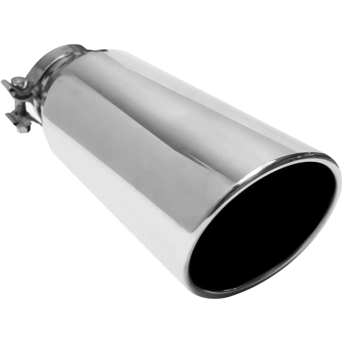 Single Exhaust Tip - 3In. Inlet/4In. Outlet 1
