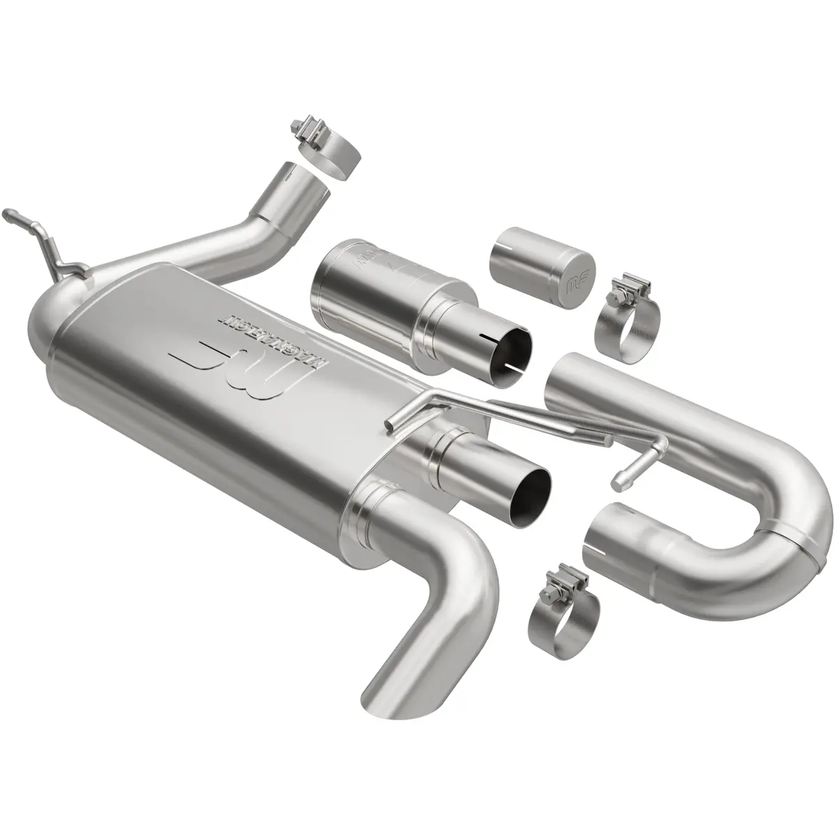 19668  -  Overland Series Stainless Axle-Back System 1