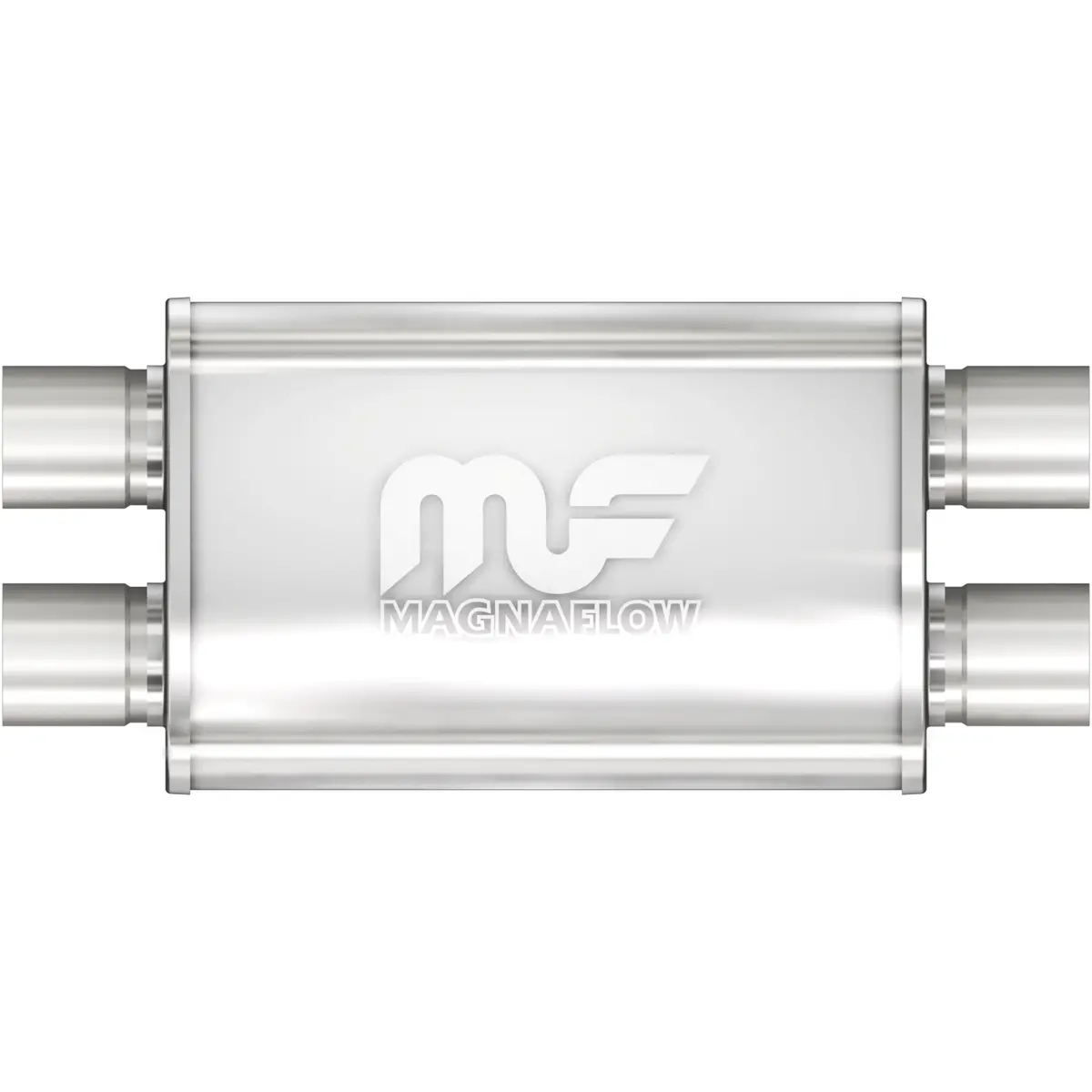 11378  -  Straight-Through Performance Muffler; 2.25In. Dual/Dual;  4X11x9 Body 1