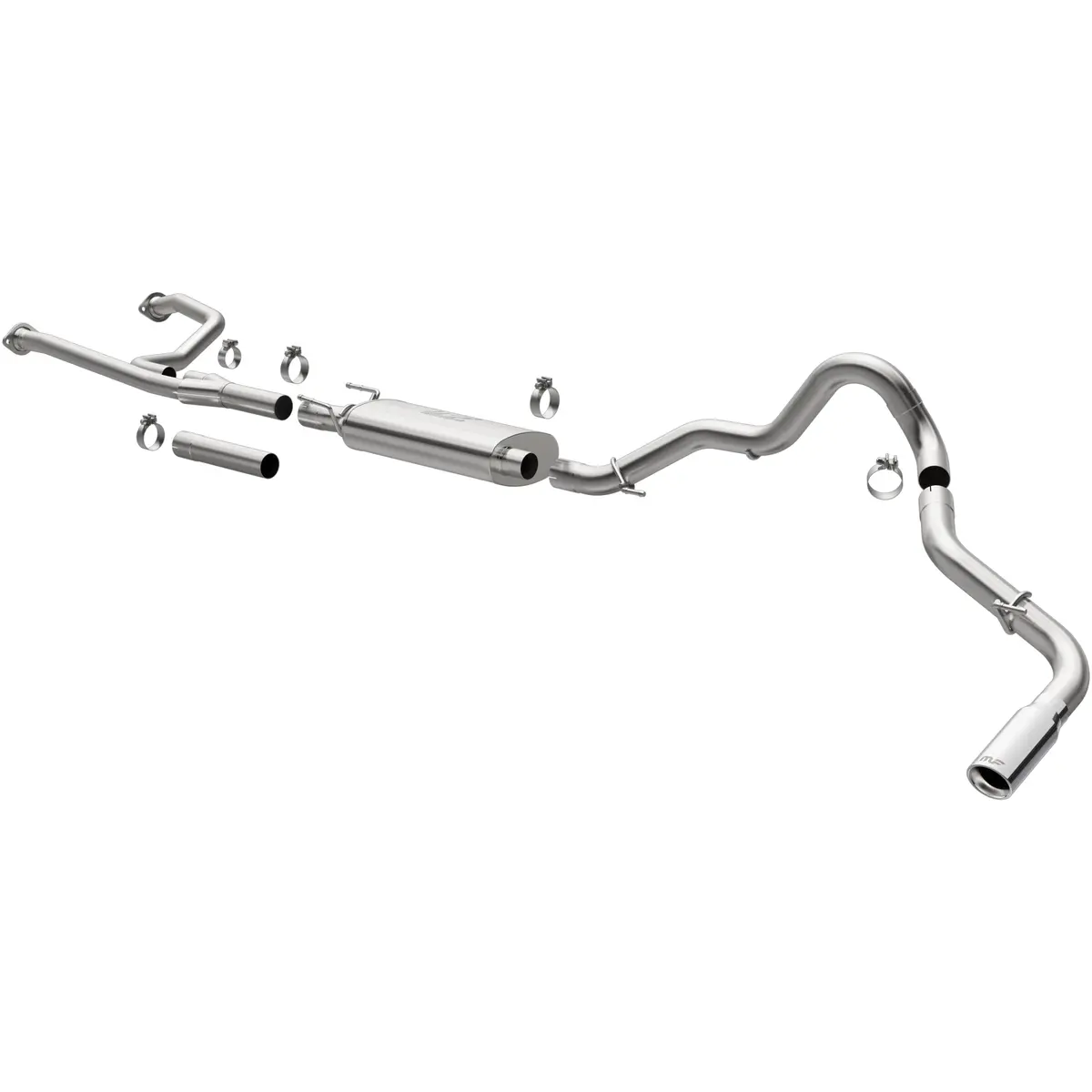 Street Series Stainless Cat-Back System 1
