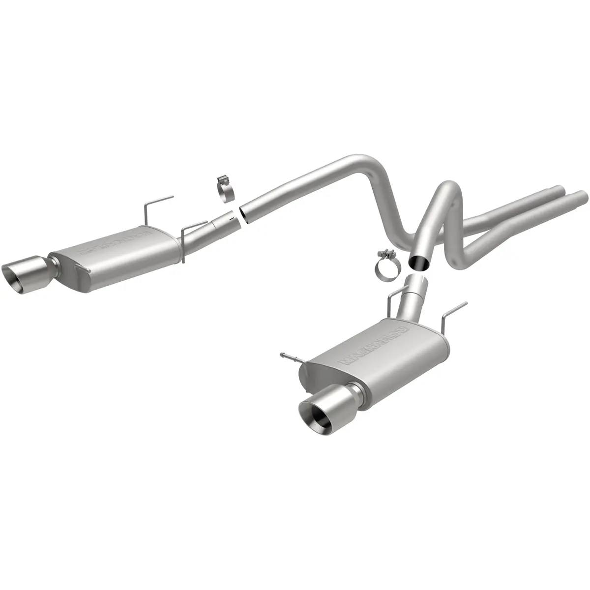 15153  -  Street Series Stainless Cat-Back System 1