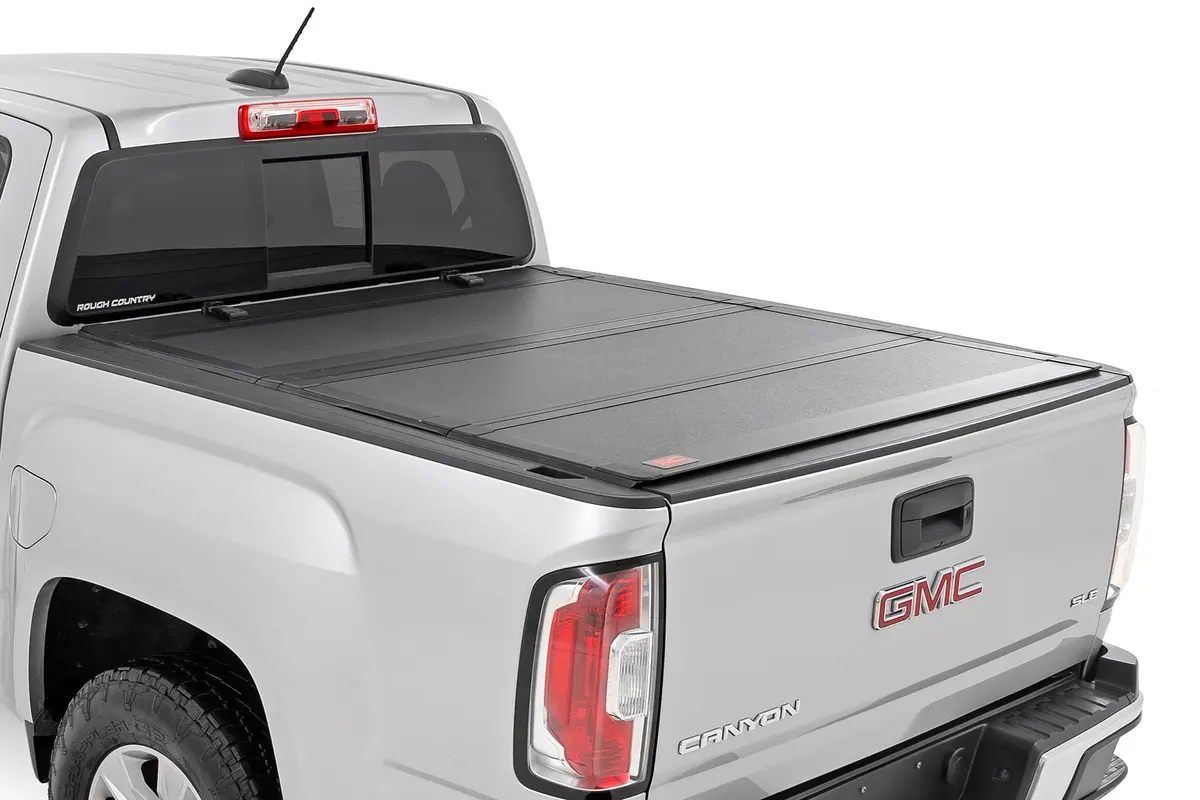 49120600  -  Hard Tri-Fold Flip Up Bed Cover - 6' Bed - Chevy/Gmc Canyon/Colorado (15-25) 1