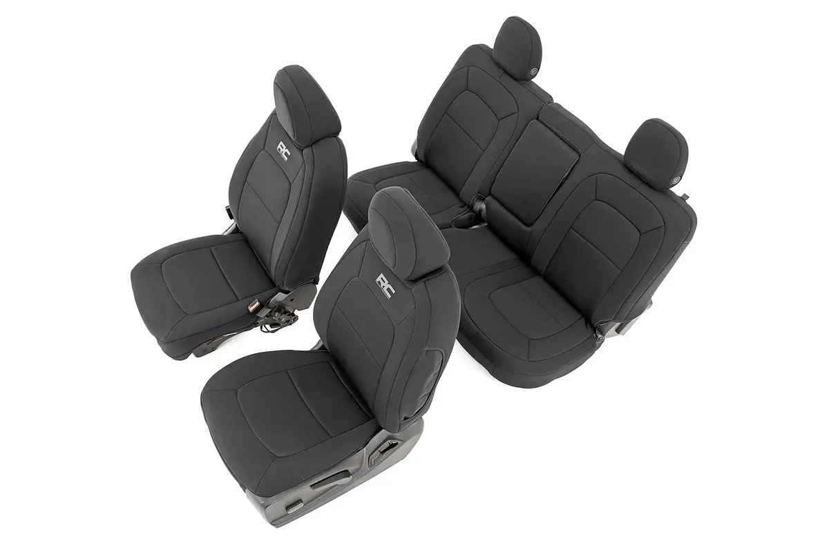 91051  -  Seat Covers - Front Bucket  - Rear Bench - Chevy/Gmc Canyon/Colorado (15-22) 1