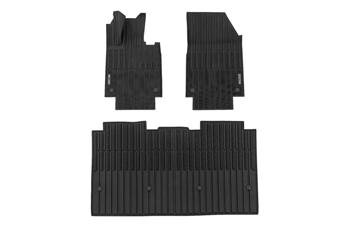 Ff-71502  -  Flex-Fit Floor Mats - Fr & Rr - Tesla /Cybertruck 4Wd (2024-2025) 1