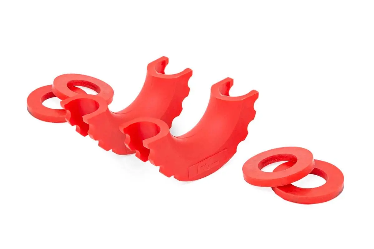 Rs102  -  D-Ring Isolator Kit - Pair - Red 1