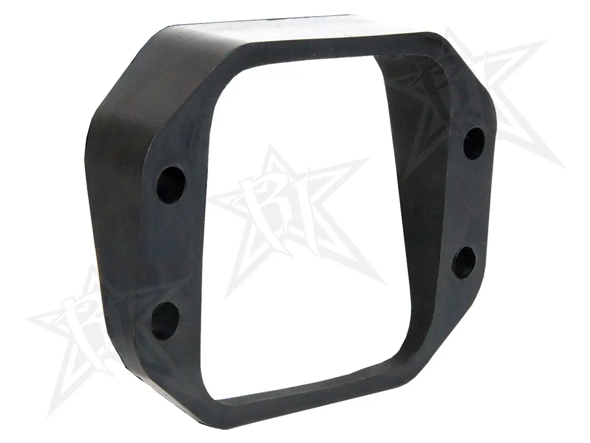 49000  -  D-Series 15 Degree Up Or Down Angled Flush Mount Gasket, Black 1