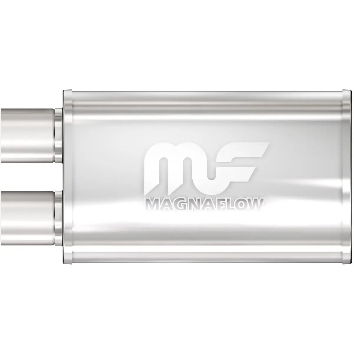 14210  -  Straight-Through Performance Muffler; 2.5In. Offset Same End;  5X14x8 Body 1