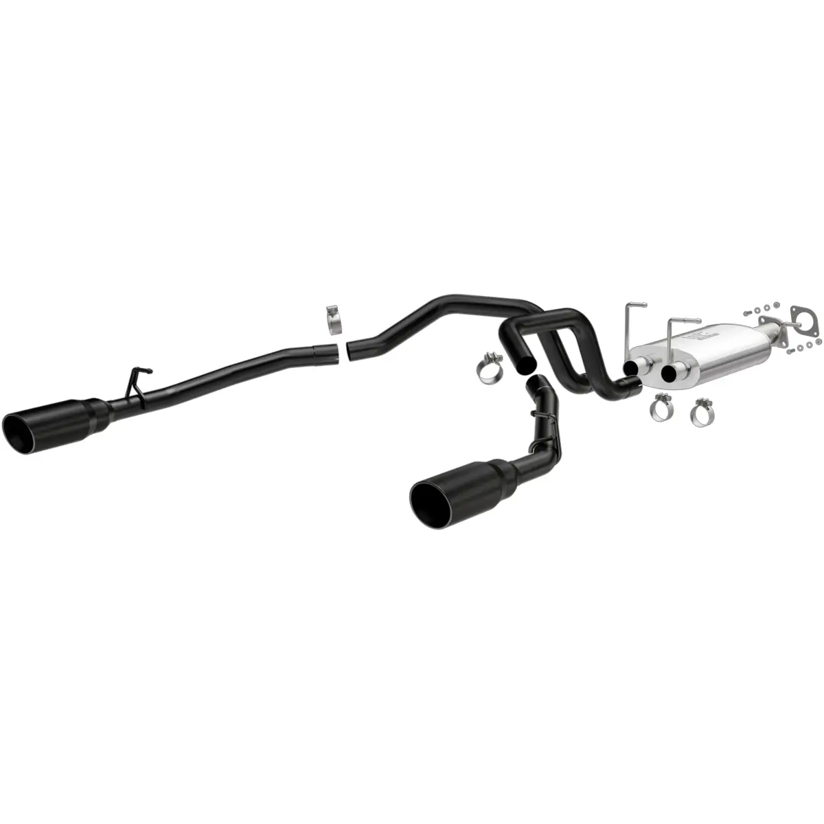 Street Series Black Cat-Back System 1