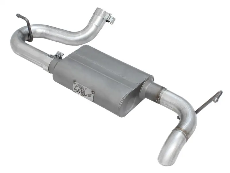 Afe Scorpion Exhaust System Axle Back Aluminized Hi-Tuck 07-17 Jeep Wrangler Jk V6 3.6/3.8L 1