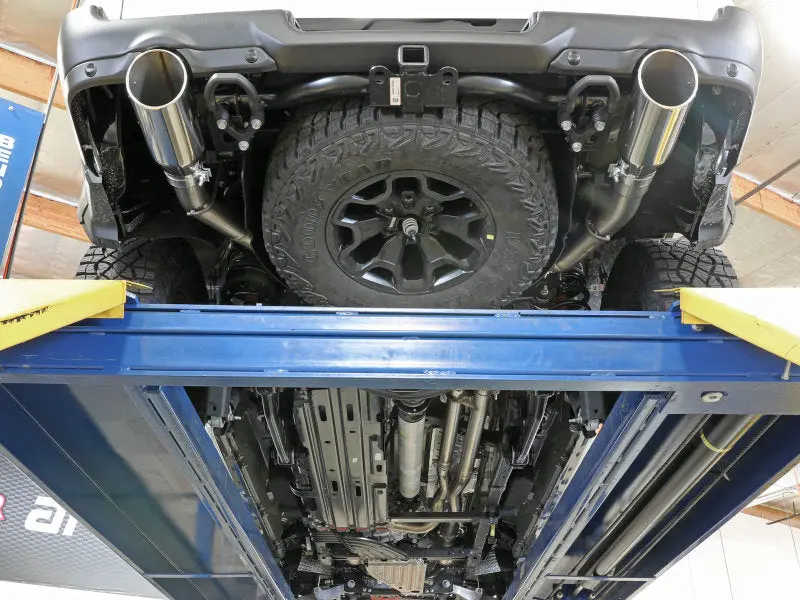 Afe Vulcan Series 3In 304Ss Cat-Back Exhaust 21+ Ram 1500 Trx V8-6.2L W/ Black Tips 2