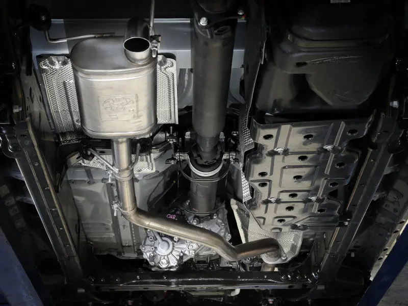 Afe 2024 Toyota Tacoma L4-2.4L Rock Basher 2.5In 409 Stainless Steel Cat-Back Exhaust System 2