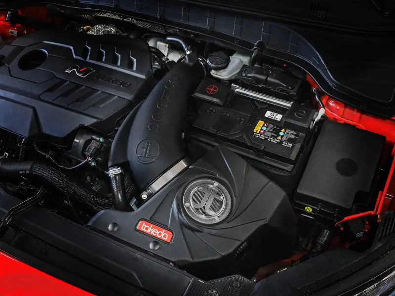 Afe 22-23 Hyundai Kona N L4 2.0L(T) Takeda Momentum Cold Air Intake System W/ Pro Dry S Filter 2