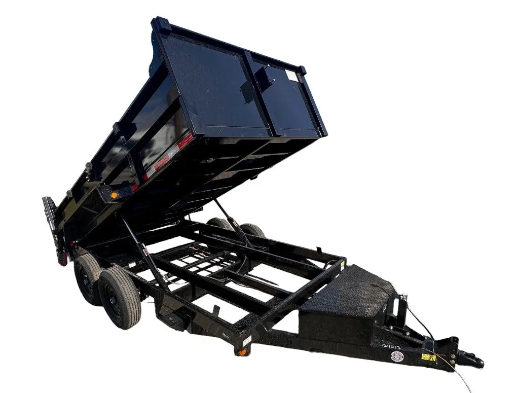 Dump Trailer 12' 12K  - Quality Steel And Aluminum Brand - Model 8312D12k 1