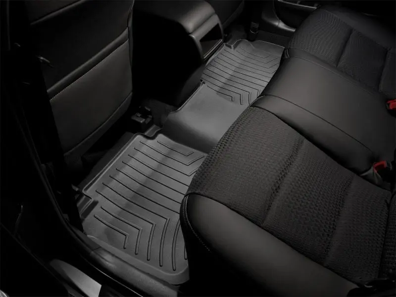 Weathertech 16-23 Toyota Tacoma Double Cab Rear Floorliner - Black 1