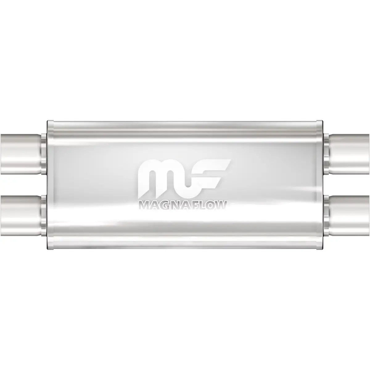 12468  -  Straight-Through Performance Muffler; 2.5In. Dual/Dual;  5X18x8 Body 1