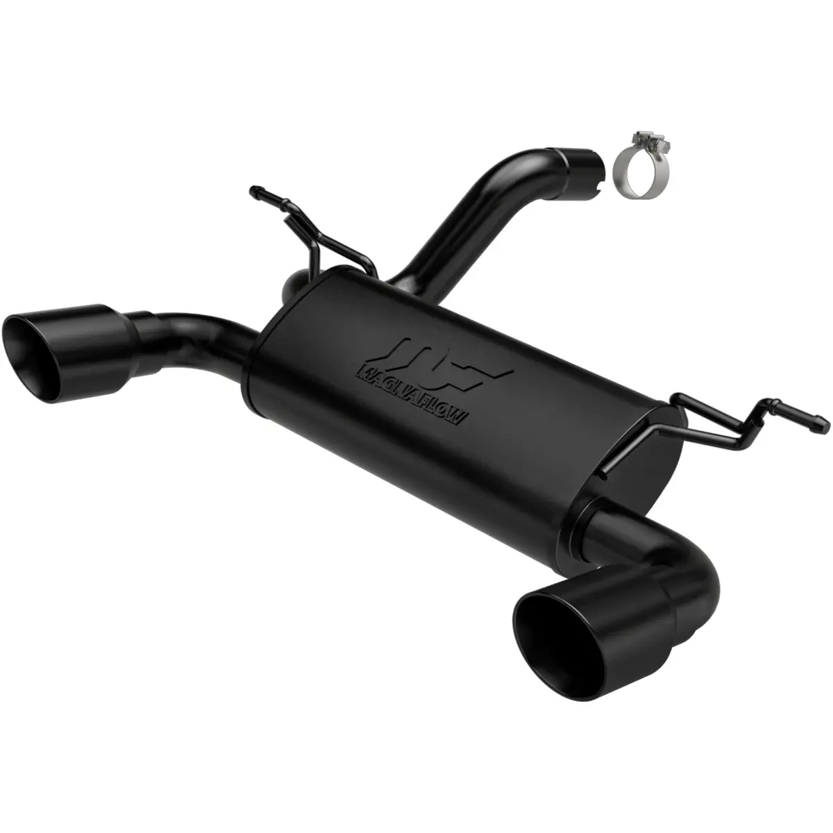 Street Series Black Axle-Back System 1