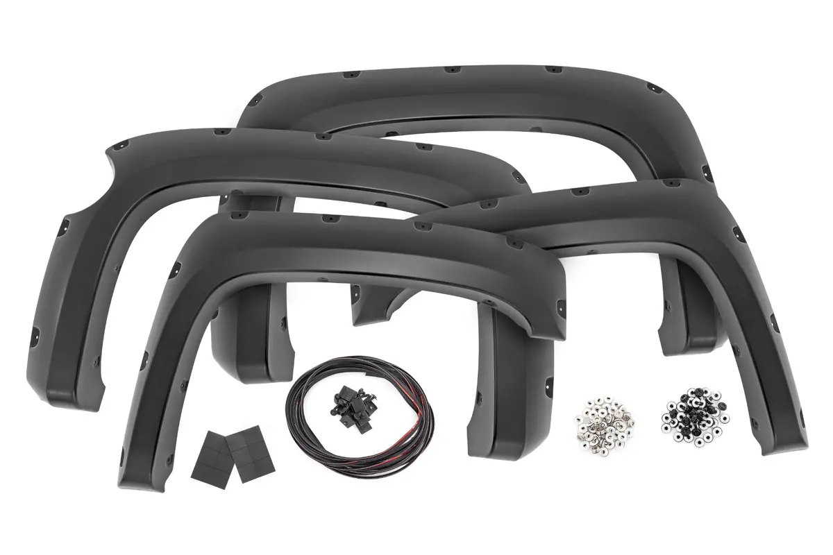 F-C11612a-Gba  -  Pocket Fender Flares - 5'9" Bed - Gba Black - Chevy Silverado 1500 (07-13) 1