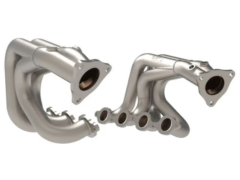 Afe Twisted 304Ss Header 2020 Chevy Corvette (C8) 6.2L V8 - Titanium Ceramic Coated 1