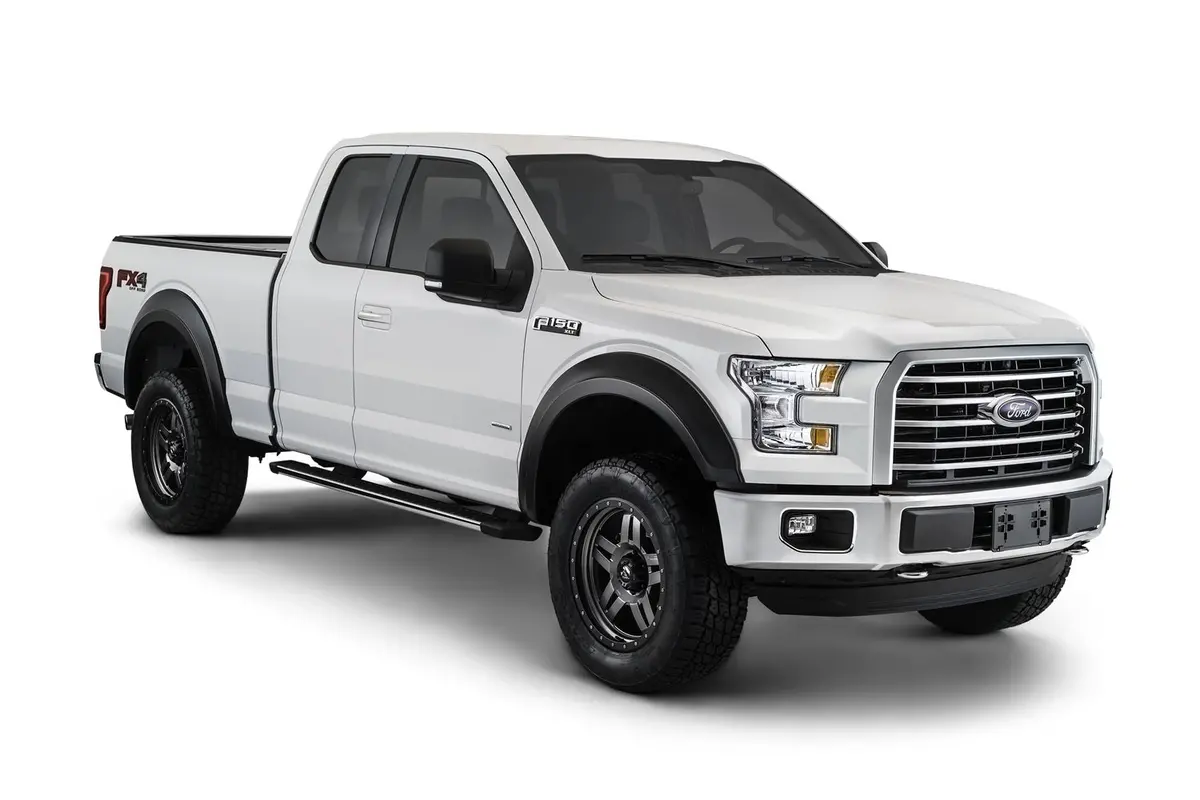 20936-02  -  Extend-A-Fender Flares Black Smooth Finish 4-Piece Set 1