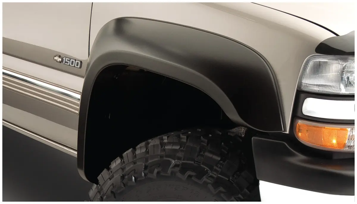 40938-02  -  Extend-A-Fender Flares Black Smooth Finish 4-Piece Set 1