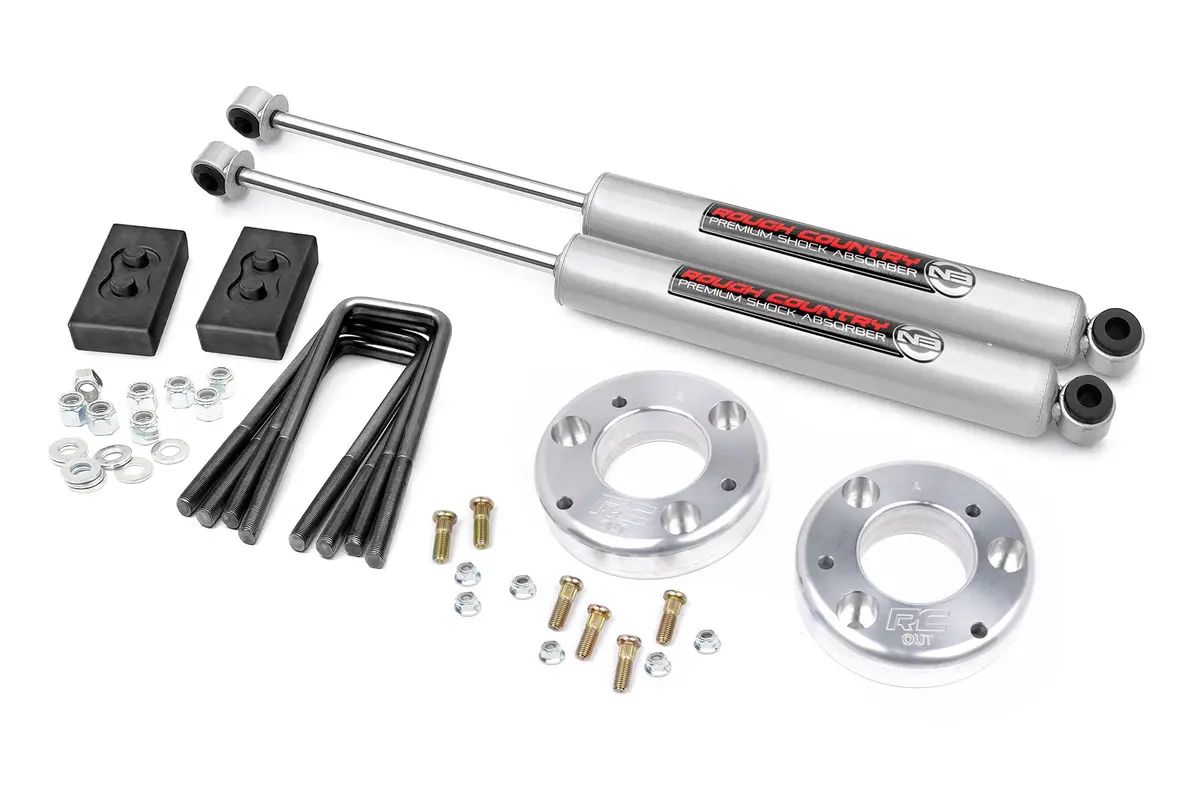 56930  -  2 Inch Lift Kit - Alum Spacer - Ford F-150 2Wd/4Wd (2014-2020) 1