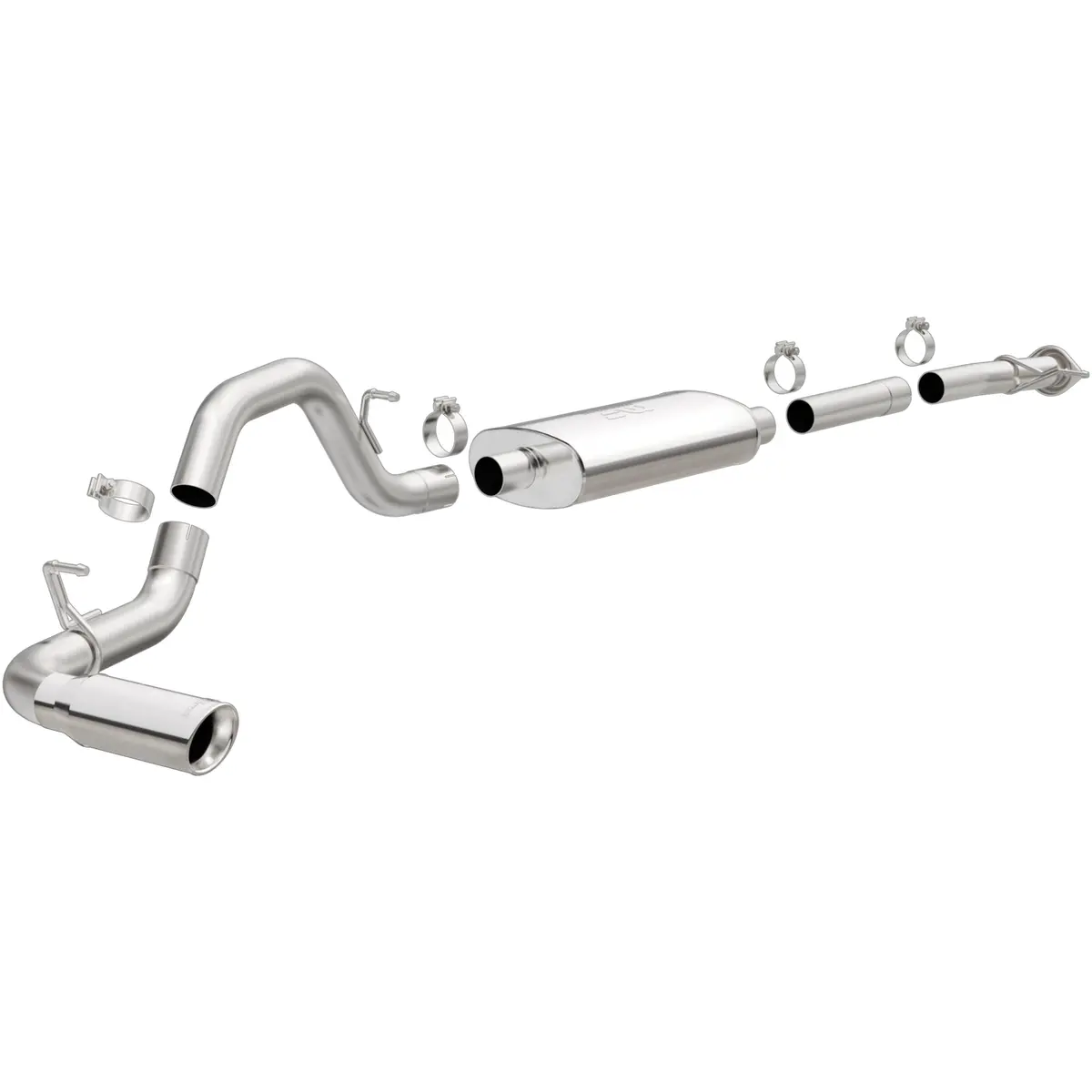 Street Series Stainless Cat-Back System 1