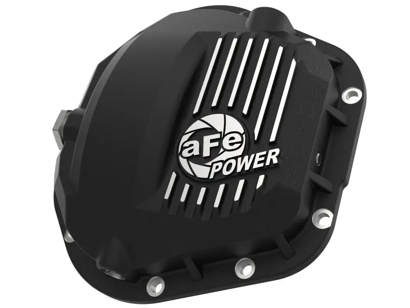 Afe Pro Series Dana 60 Front Differential Cover Black W/ Machined Fins 17-20 Ford Trucks (Dana 60) 1