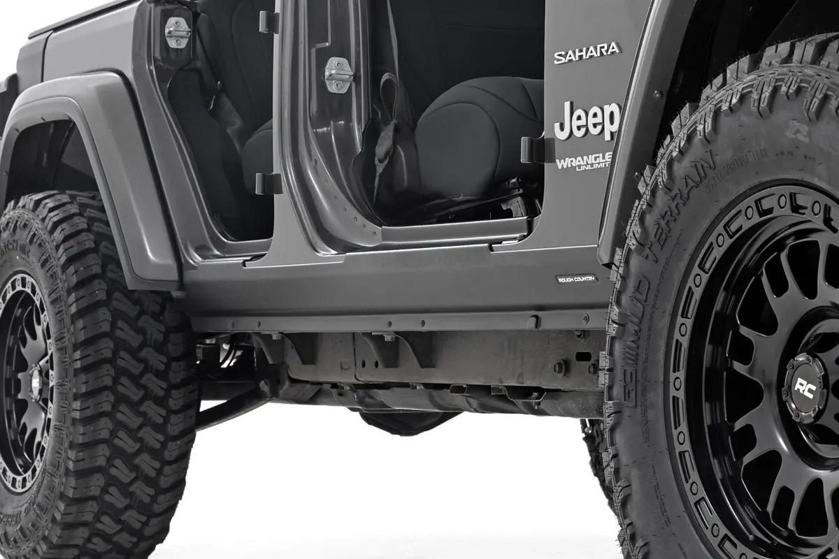 Tc13024  -  Trail Cladding - Rocker Sill Plates - Jeep Wrangler Unlimited 4Wd (2018-2025) 1